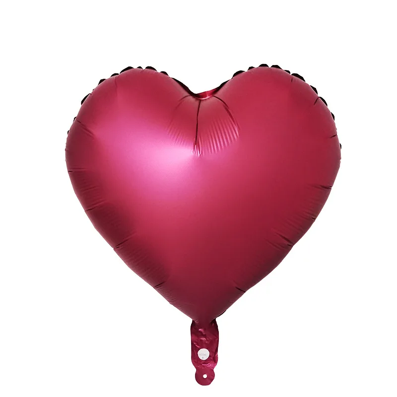 50GAB Metāla Sirds Formas Alumīnija Filmu Balonu Dzimšanas dienu, Kāzu svinības, Apdares Mīlestība Balonu 18 Collu sirdsveida Balonu
