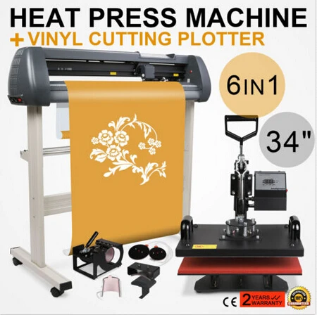6in1 Heat Press Transfer Kit + 34