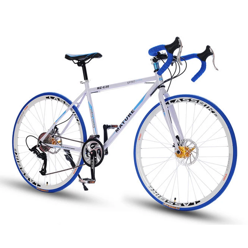 700C road bike 21/27/30 mainīga ātruma velosipēdu līkumu rīkoties ar dubulto disku bremzes alumīnija ceļu, velosipēdu Vīriešu un sieviešu velosipēds
