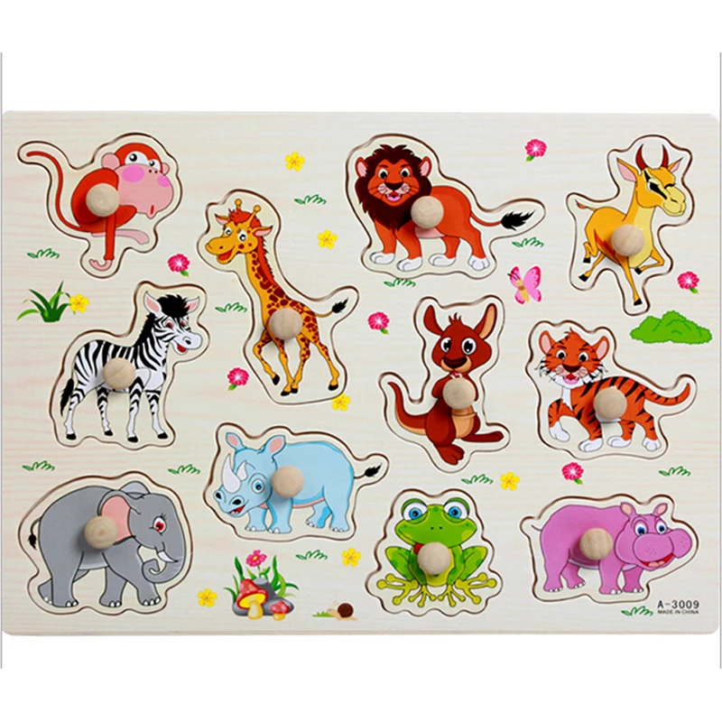 8 stils Klasisks puzzles rotaļlietas Bērnu Vēstuli Dzīvnieku Augļu puzzle board rotaļlietas, Bez asumiem bērnu koka puzles Meža/Jūras/Ferma
