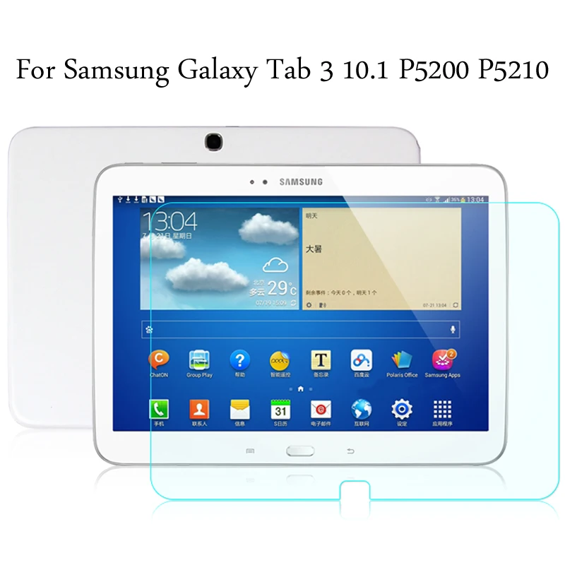 9H Rūdīts Stikls Priekš Samsung Galaxy Tab 3 10.1 SM-P5200 GT-P5200 P5210 10.1