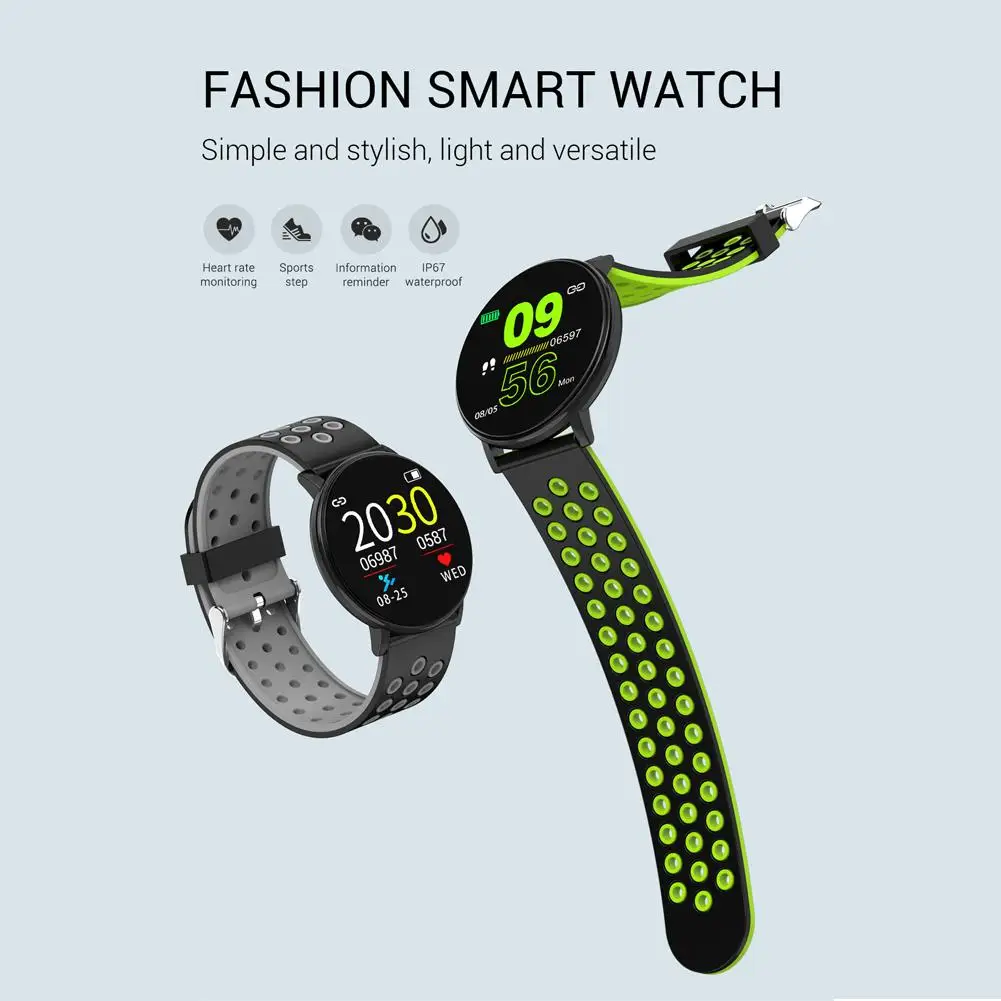 Apaļā Touch Screen Smart Skatīties Bluetooth Smartwatch Sirds RateSports Skatīties Tālrunis Palīgs iPhone 11Pro Maks Samsung, Huawei LG