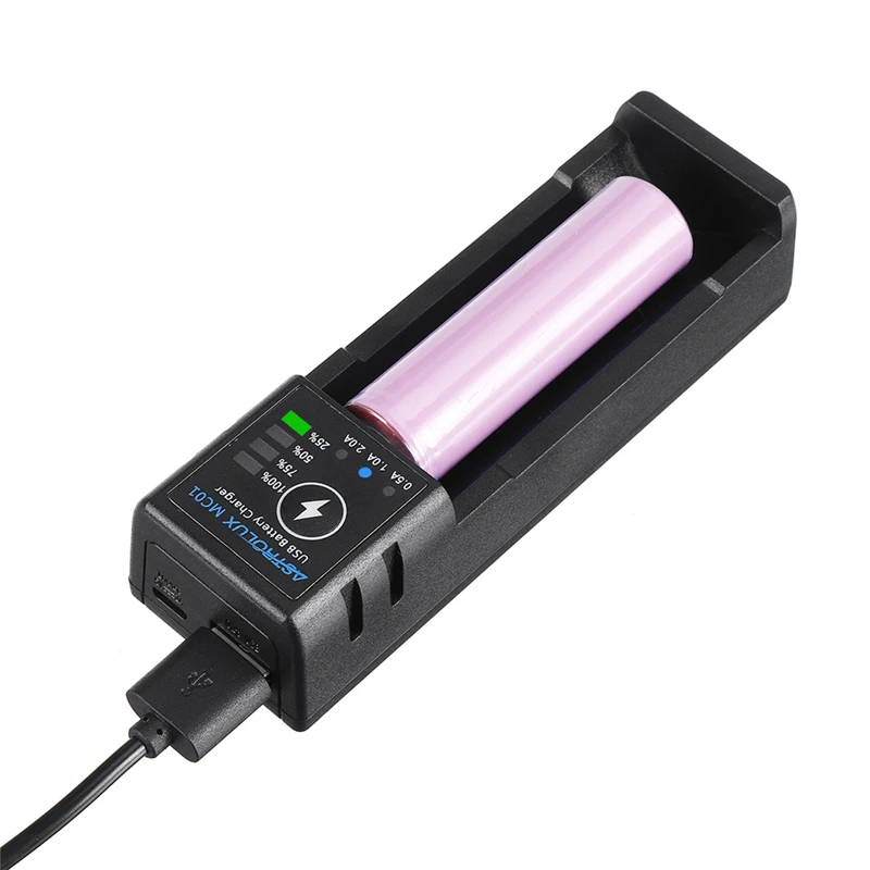 Astrolux MC01 2 in1 USB Uzlādes Mini Akumulatora Lādētājs Portatīvajiem Telefonu Powered Bankas Norēķinu Izvēles Lādētāju 18650 21700
