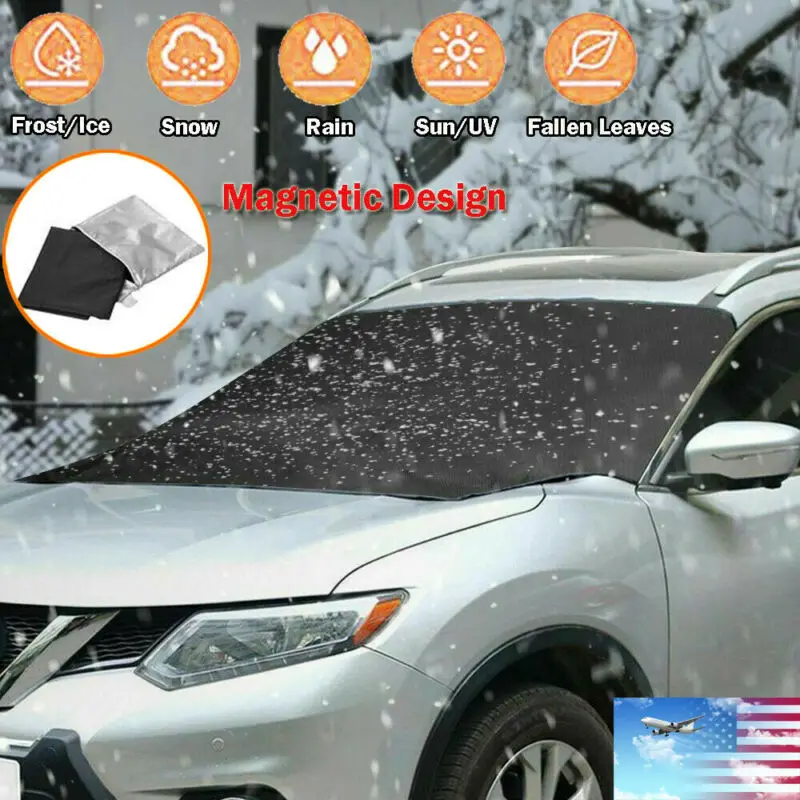Auto Vējstiklu Sniega Saule Segtu Tarp Ledus Skrāpi Sals Putekļiem Kravas automašīnu Van SUV