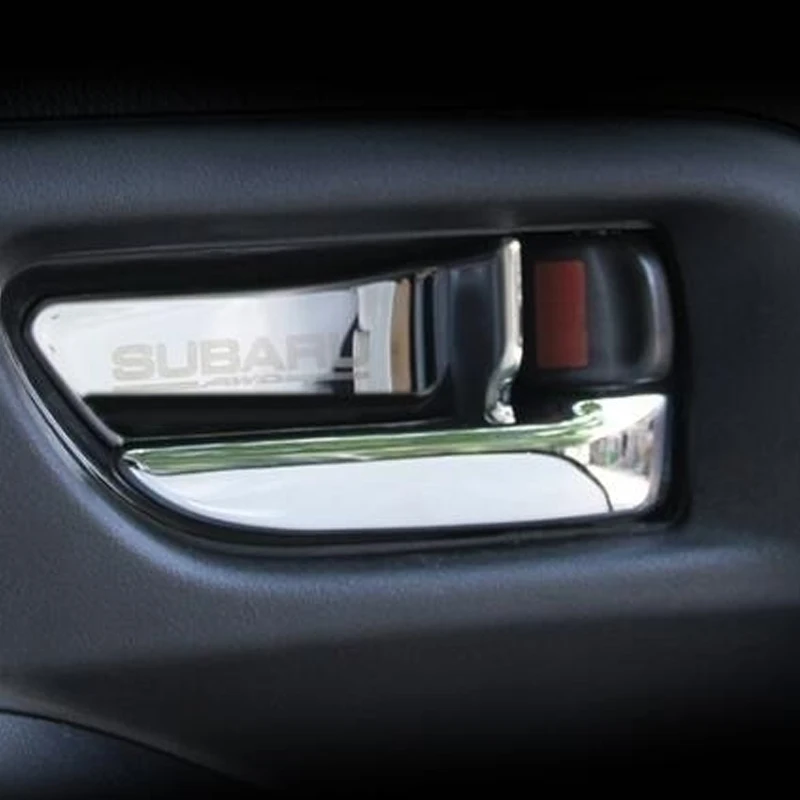 Automašīnu Durvju Rokturi Bļodas Vāku Plāksteris apdari par Subaru Forester Xv Legacy Outback Impreza StI un STI 2013. - 2017. gadam Piederumi car styling