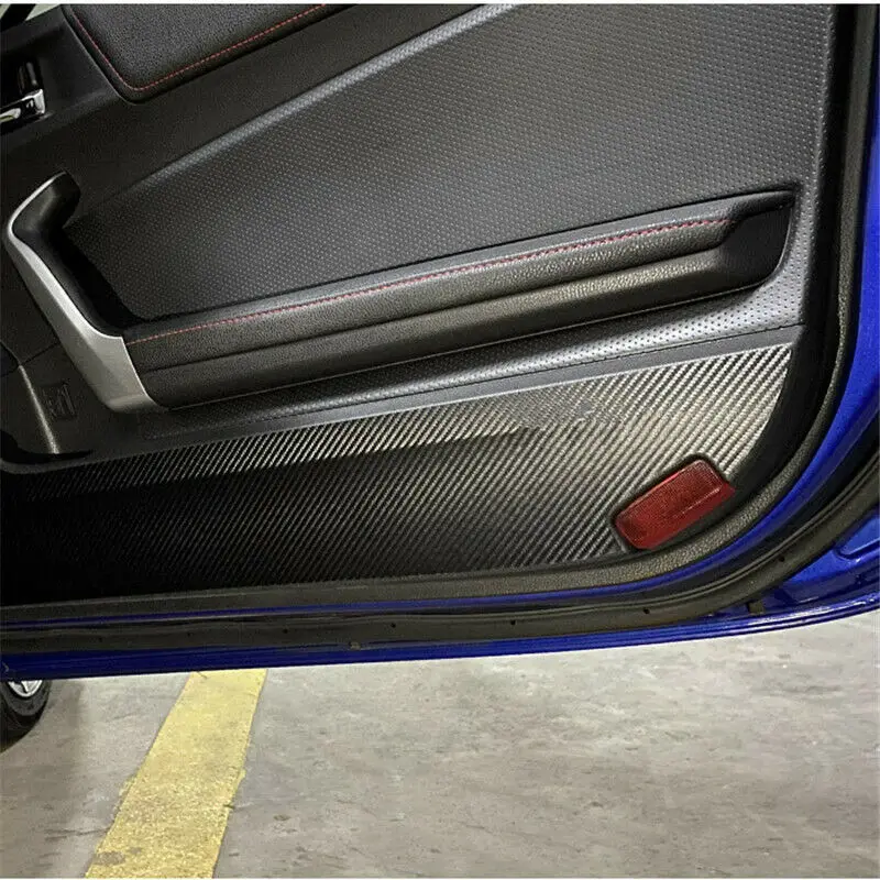 Beler 2gab Automašīnas salona Durvju Anti-kick Uzlīme Segtu Pad piemērots Subaru BRZ 2013-2016 2017 2018 2019 2020 Oglekļa Šķiedras Stils