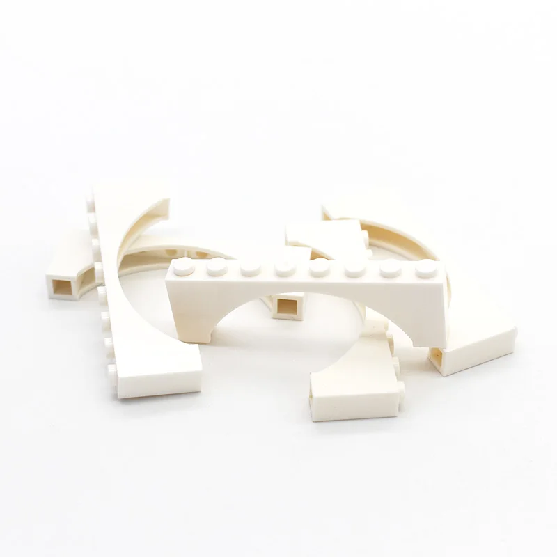 Bezmaksas Piegāde Km Ķieģeļu Arku 1x8x2 Izvirzīja Arch 16577 DIY Apgaismo Creative Building Bloki Savietojami ar Komplektē Daļiņas