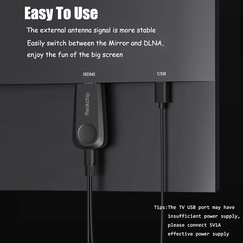 Bezvadu HDMI mirascreen WIFI TV Stick Ekrāna Koplietošanas dongle WIFI ekrāns anycast 1080P Pašā Ekrānā Ierīci ar datoru, planšetdatoru TV