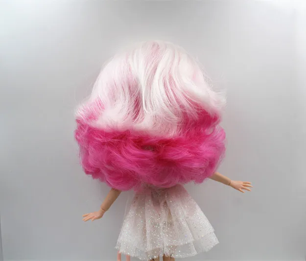 Blygirl Blyth lelle Balta, rozā sajauc īsi mati pliks lelle 30cm apvienota 19 kopīgu DIY lelle var mainīt kosmētiku, rotaļlietas, dāvanu