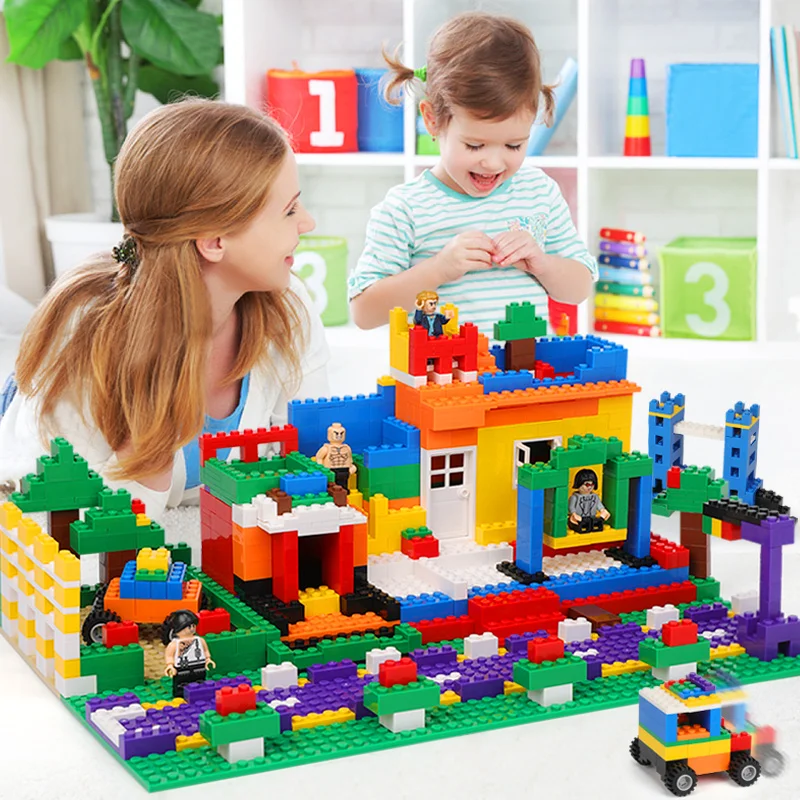 Celtniecības Bloki Bērnu Izglītības Rotaļlietas Bērniem Gaismas Ķieģeļi Definēt Radošo Veidot Arhitektūras Bloki