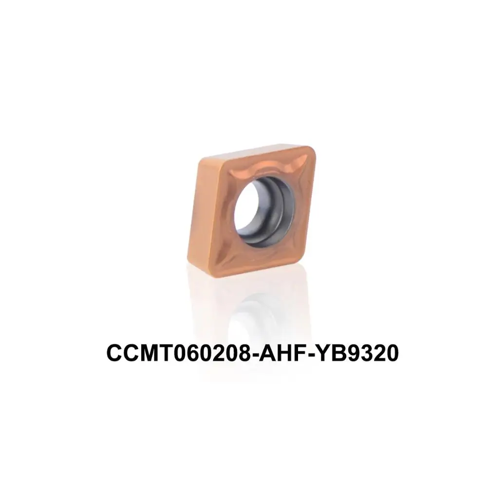 CNC virpošanas ielikt CCMT060208-AHF YB9320 augstas peformance nerūsējoša tērauda CCMT 060208 CCMT060208 CCMT2(1.5)2