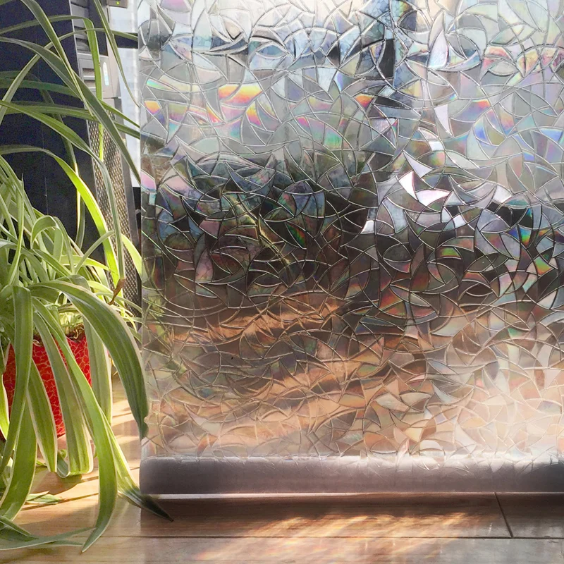 CottonColors dekoratīvas plēves Logu Plēves Segtu Ne Līmi 3D Statiskā Dekoratīvās Jauki Logu Privātuma Stikla Uzlīmes Izmērs 45 x 100cm