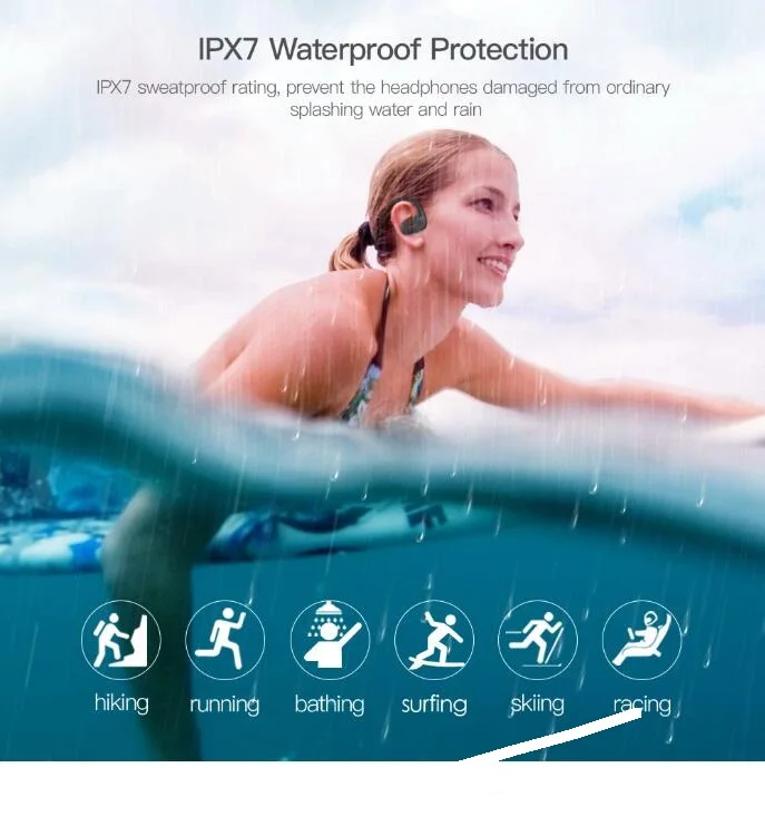 DACOM L05 Sporta Bluetooth Austiņas IPX7 Profesionālās Ūdensizturīgs Bezvadu Austiņu, Brīvroku Stereo Bass Austiņas iPhone 8 LG