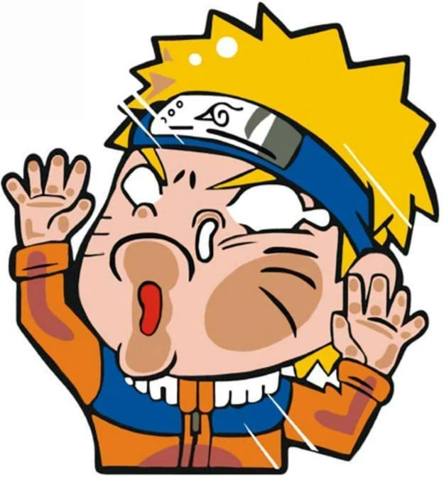 Dawasaru Naruto Hits Logu Smieklīgi, Krāsains Auto Uzlīme Ūdensizturīgs Decal Gudrai Klēpjdatoru Motocikli Auto PVC,14cm*12cm