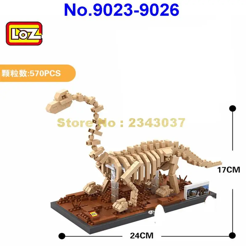 Dinozauru fosiliju tyrannosaurus rex velociraptor triceratops galvaskausa jurassic skelets ēkas 8. bloks Rotaļlietas