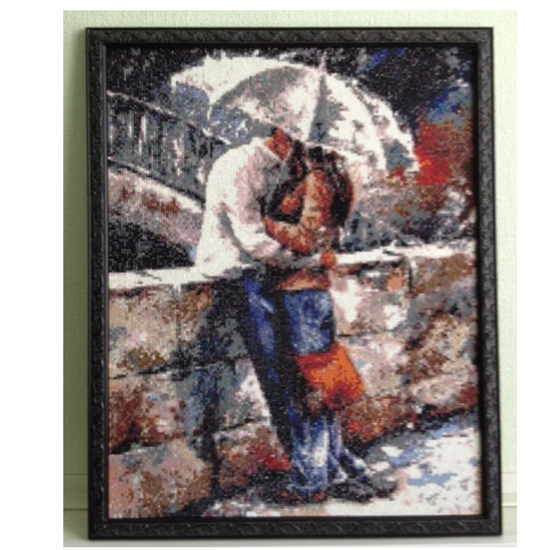 DIY Dimanta Glezna Krustdūrienā Komplekts 5D Kvadrātveida Dimanta Izšuvumi Mozaīkas Modeļiem Rokdarbi pilsētas ielām SD485