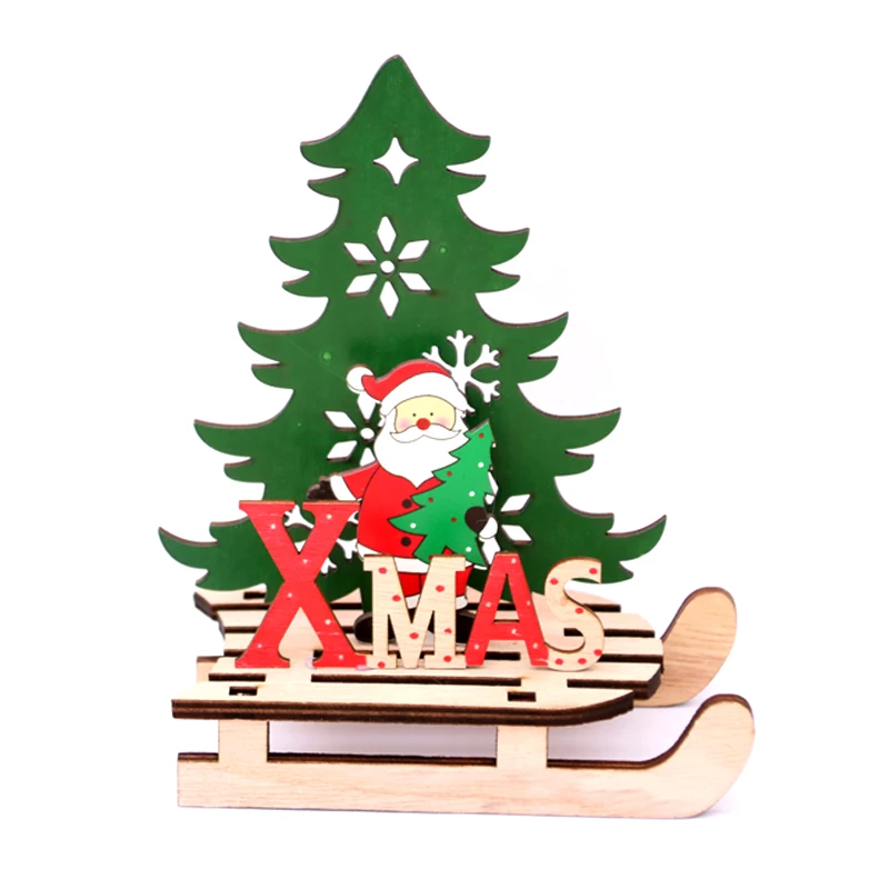 DIY Ziemassvētku Rotājumu Radošā Ragavas Apdare Bērnu Rotaļu Sniega Cilvēks, Ziemassvētku Eglītes, Galda Rotājumi Bezmaksas Piegāde