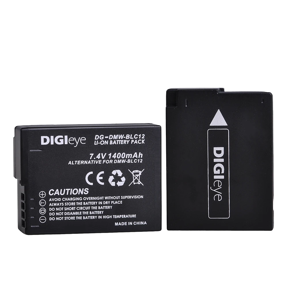 DMW-BLC12 BLC12E BLC12PP Akumulators + LED Dual Lādētāju W/ C Tipa par Panasonic Lumix DMC-FZ200 FZ1000 FZ2500 DMC-G5 G6 G7 GX8 G85