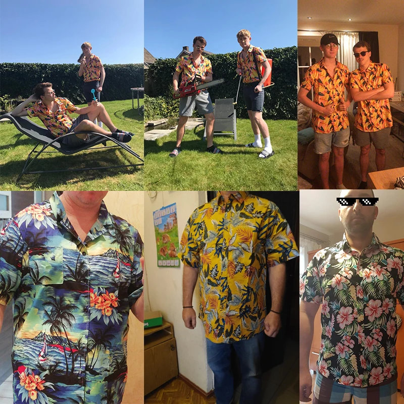 FORUDESIGNS Āfrikas Tradicionālās Kultūras Dizaina Modeļus Vīriešu Krekls Vasaras Havaju Mīksti Topi Beach Blūze Plus Lieluma Krekli