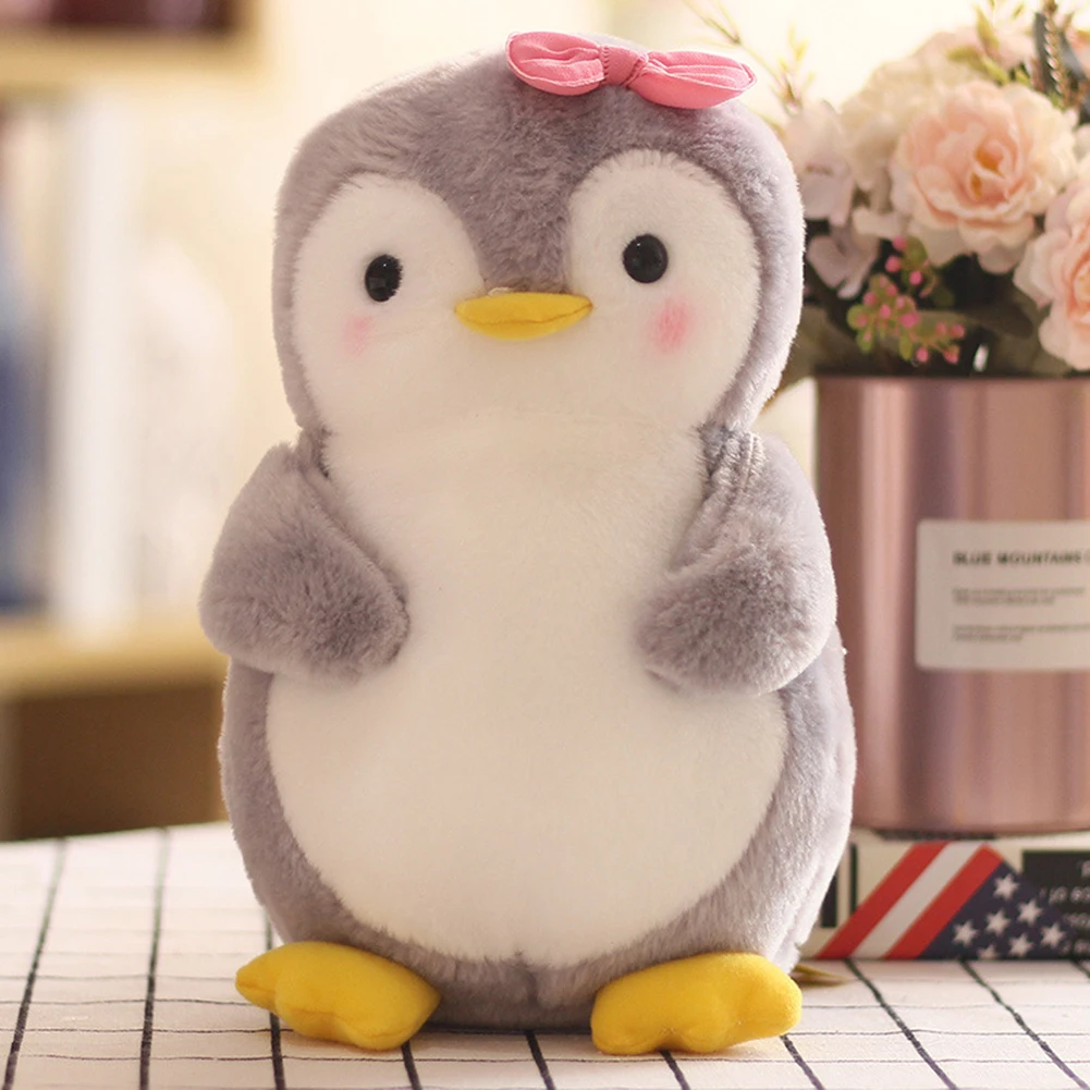 Gudrs Pingvīns, Hugging Augļu Plīša Pildījumu Lelle Bērniem Rotaļu Mājas Dekoru Valentīna mīksts materiāls, kas piemērots dāvanas Valentīna Dienā