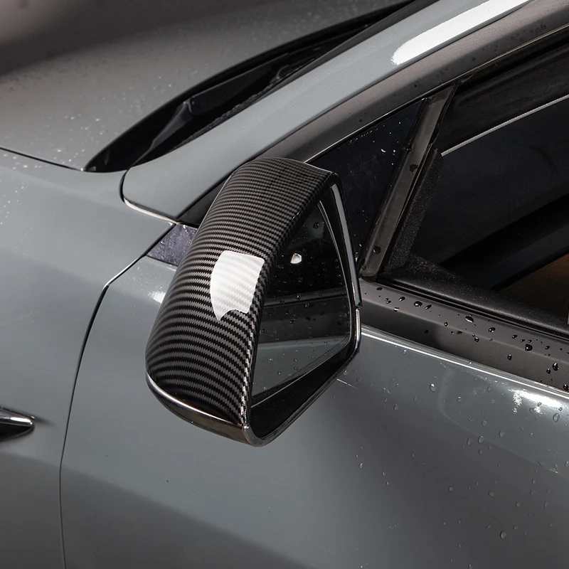 Heenvn Model3 Automašīnas Sānu Spoguļa Vāks Tesla Model 3 Aksesuāri, Spogulis, Pārsegs NO Oglekļa Šķiedras, Lai Tesla Model Trīs 2020 Jaunas