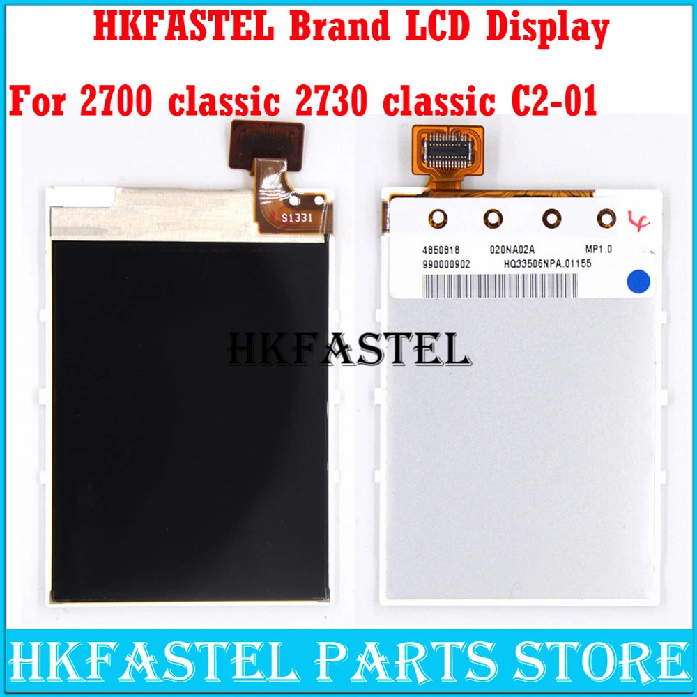 HKFASTEL LCD displejs Priekš Nokia C2-01 2700 2700c 2730c 2730 classic Mobilais Tālrunis Original LCD Ekrāns Digitizer Displejs