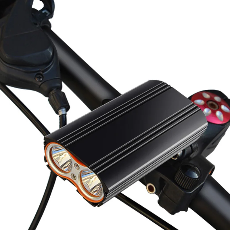 Iebūvēts Akumulators Usb Lādējamu Velosipēdu Gaismas Priekšā Velosipēds Gaismas Lukturīti, Dual LED Lukturu Piederumi