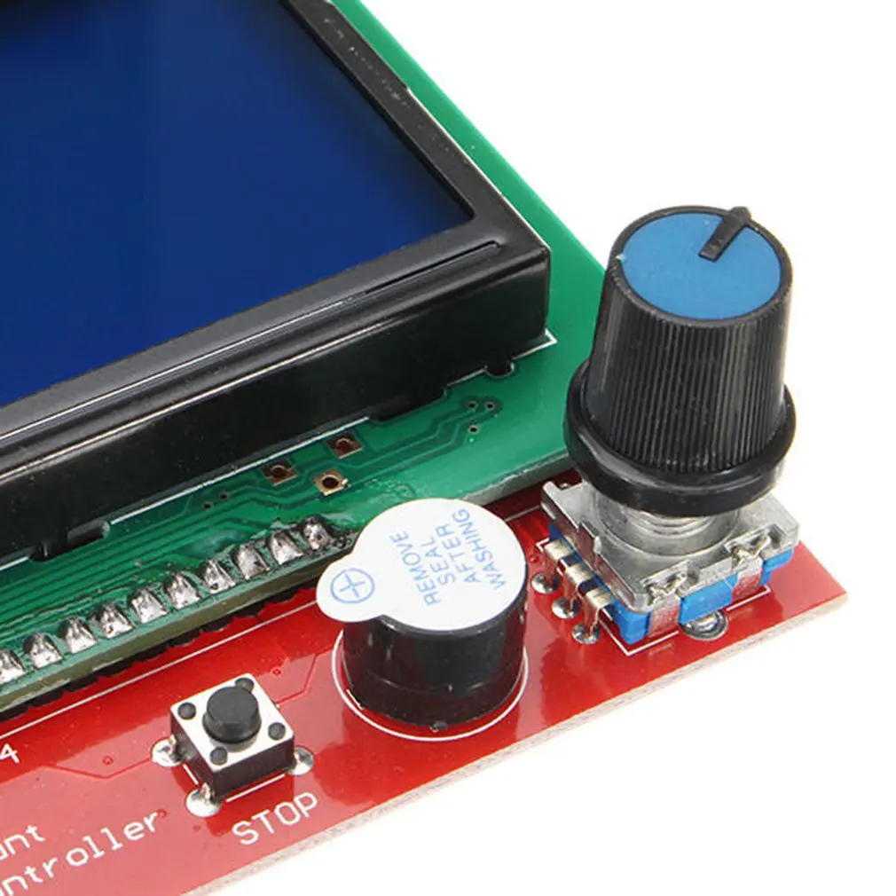Intelligent Digital LCD 12864 Displejs 3D Printera vadības RAMPAS 1.4 Reprap 3D Printeri, Aksesuāri Modulis LESHP