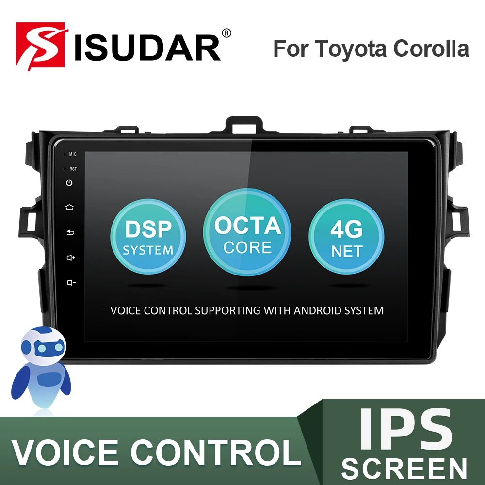ISUDAR V57S 2 Din Android Auto Radio 