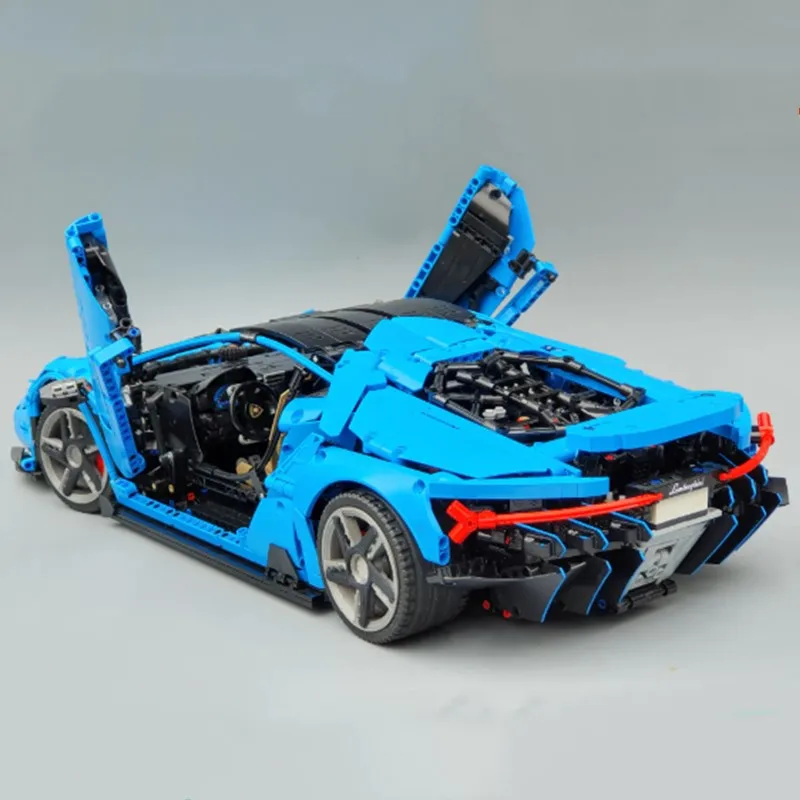 Jaunu Lamborghini 100 gadu Centenario 1:8 hypercar Super Sacīkšu Auto Fit Lepinings Tehnika km-39933 Modeli, Celtniecības Bloki, Rotaļlietas, Dāvanu