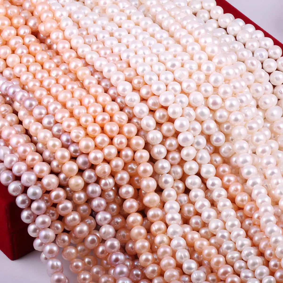 Jaunu Piekariņi Saldūdens Pērļu Krelles Augstas Kvalitātes Dabīgas Pērles Rotaslietas Pieņemšanas DIY Eleganta Kaklarota, Aproce Piederumi 14