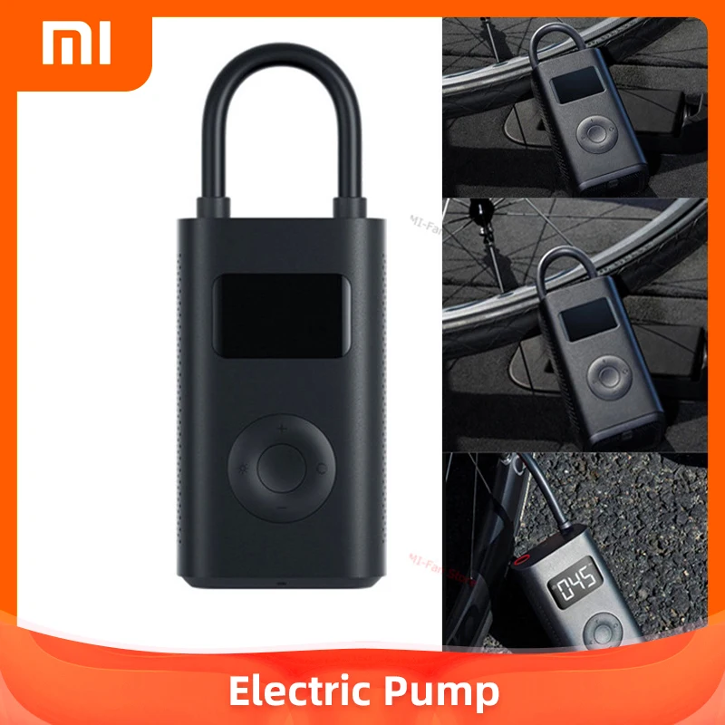 Jaunākās Xiaomi Mijia Portatīvo Smart Digital Riepu Spiediena Noteikšanas Elektriskā Piepūšanas Sūknis Velosipēdu, Motociklu, Automašīnu Futbols