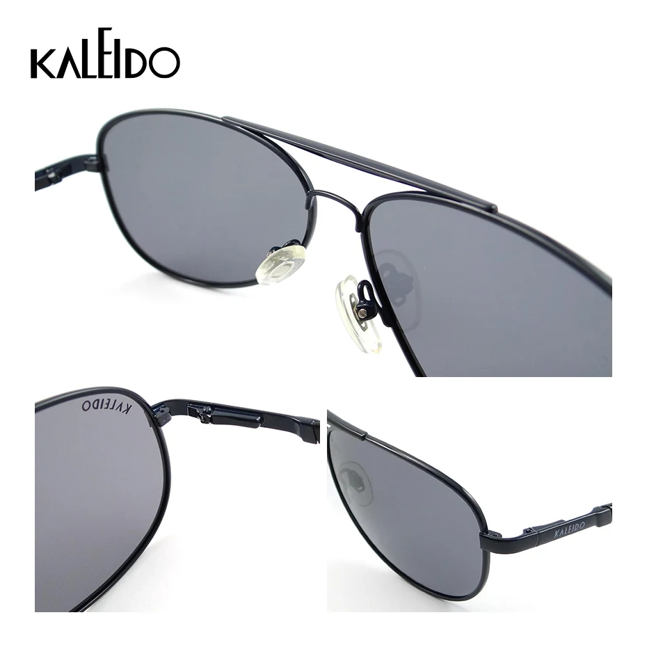 KALEIDO UV400 Polarizētās Saulesbrilles, Vīriešu, Sieviešu Izmēģinājuma Anti-reflective Niķeļa-bezmaksas Sakausējuma Rāmis Zīmola KPN Lēcas, Brilles Pieaugušajiem