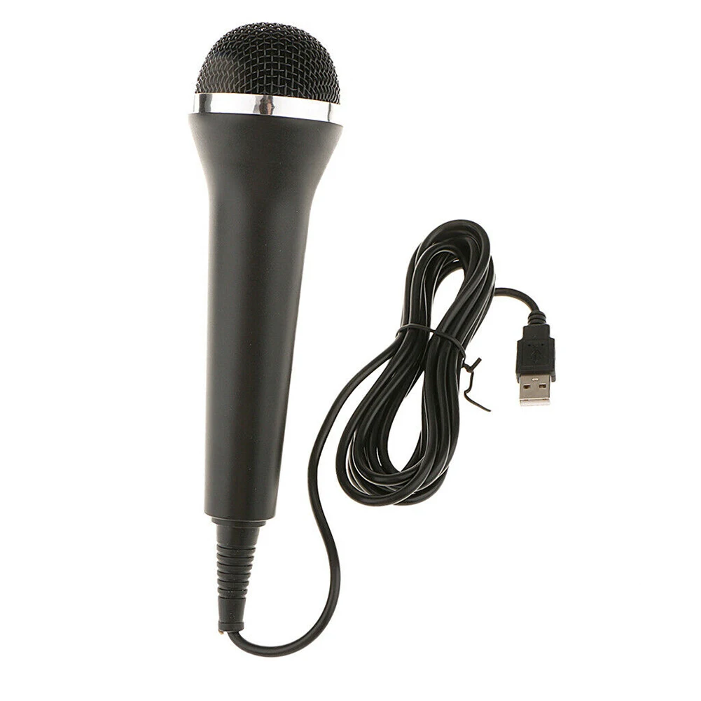 Kondensatoru Ierakstu Microfone Ultra-wide USB Vadu, Mikrofons Karaoke Mikrofons Nintendo Slēdzis Wii PS4 vai Xbox PC Dators