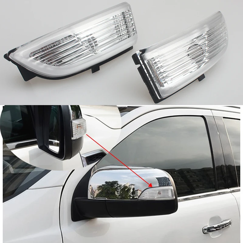 LED Aizmugures Skatu Spogulis signāllampiņa Ford Everest Ranger 2012 2013 2016 2017 Auto-styling Sānu Atpakaļskata Spogulis Pagrieziena Lukturi
