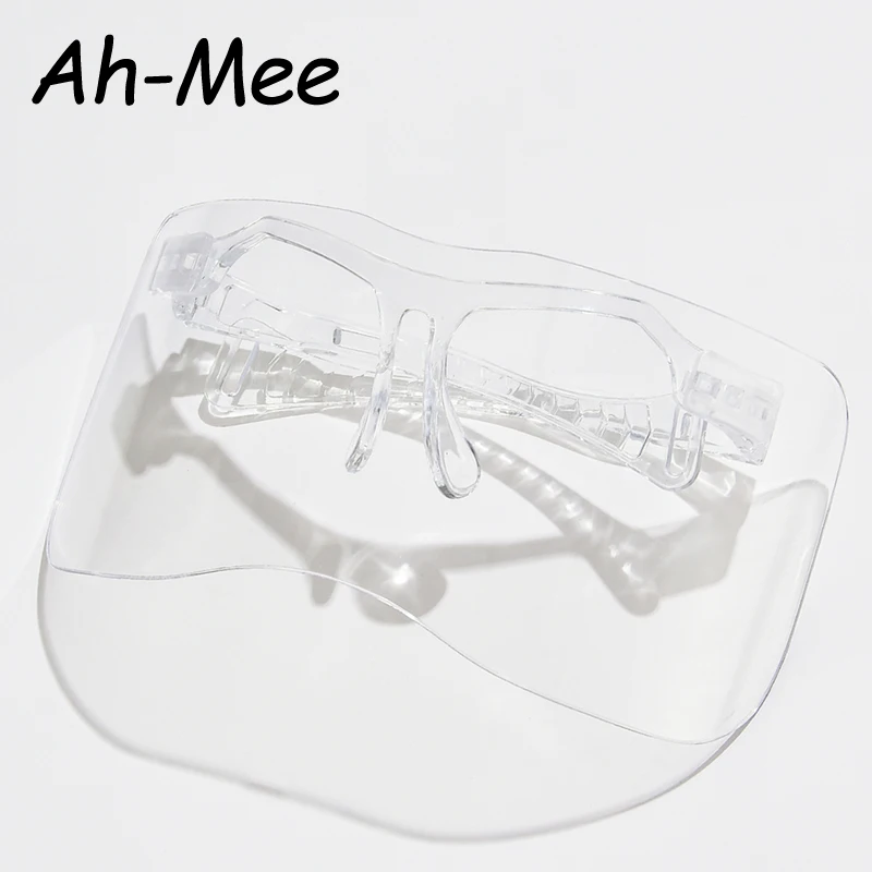 Liels Pusi Sejas Aizsargbrilles Lielgabarīta Drošības Brilles Anti Migla Acu Aizsardzība Bez Apmales Brilles Āra Maska, Aizsargbrilles,