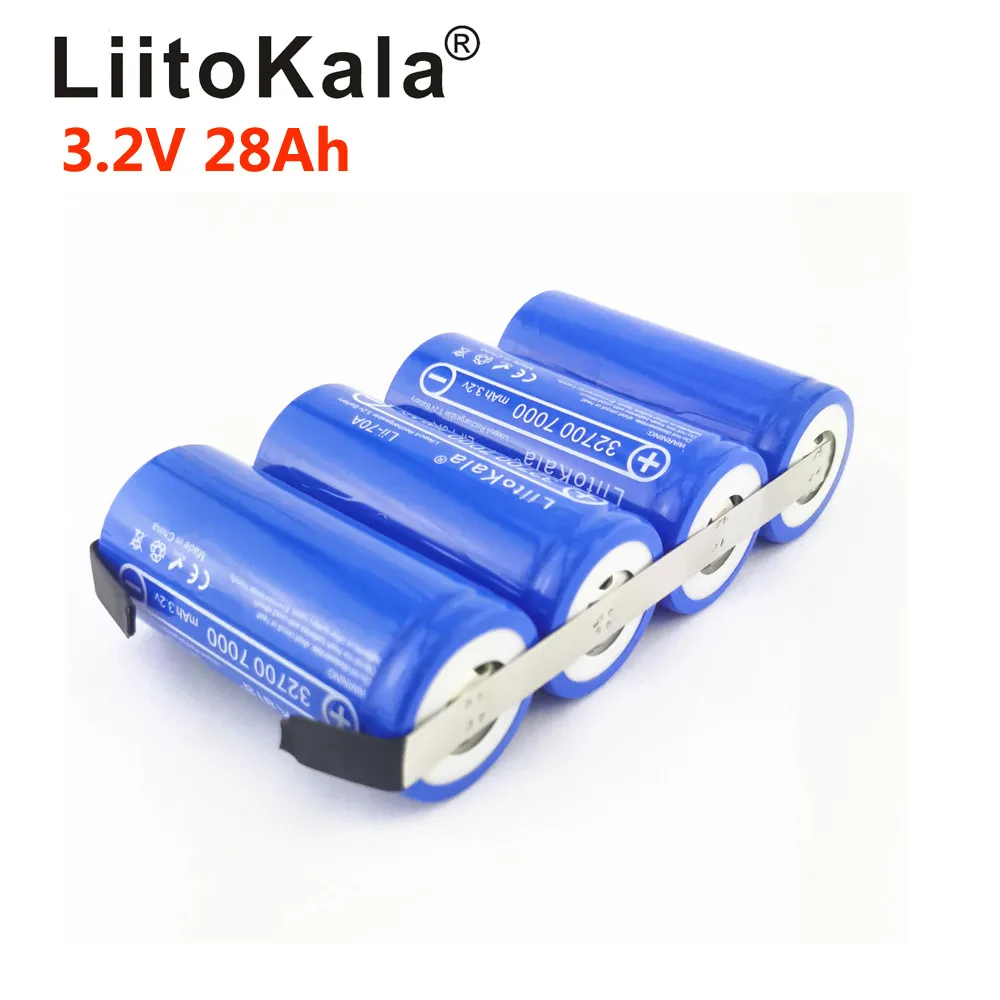 LiitoKala 3.2 v 14ah 21ah 28ah 35ah Lifepo4 Baterijas Šūnas Augstas Izlādes 90A Akumulatora Elektrisko Transportlīdzekļu Akumulatoru bateriju Diy