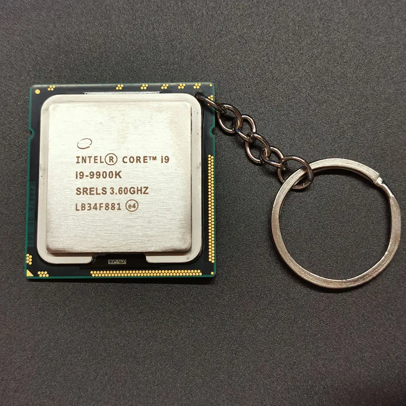 Lāzera Gravēšana Datoru Mātesplati Intel Cpu Keychain Radošo Kulons Zinātnes Geeks Piekariņi Dāvanu Atslēgu Piekariņi Aksesuāri