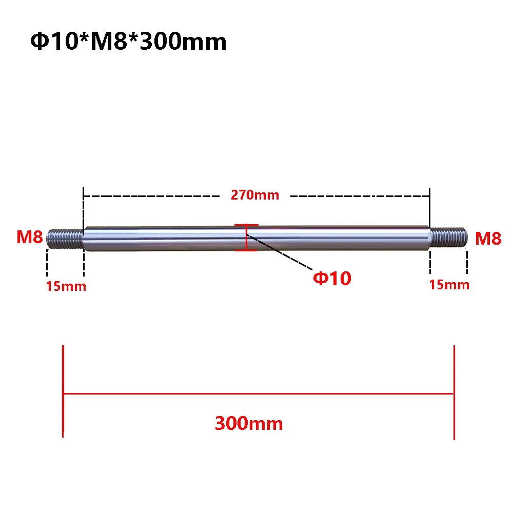 M8 Φ10 200/300mm Iekšdedzes Mehānisms, Teleskopiskie Optiskās Ass Motoru Lineāro Gultņu Optiskās Ass Šūpuļzirgs Sviru Taisnu Vārpstu