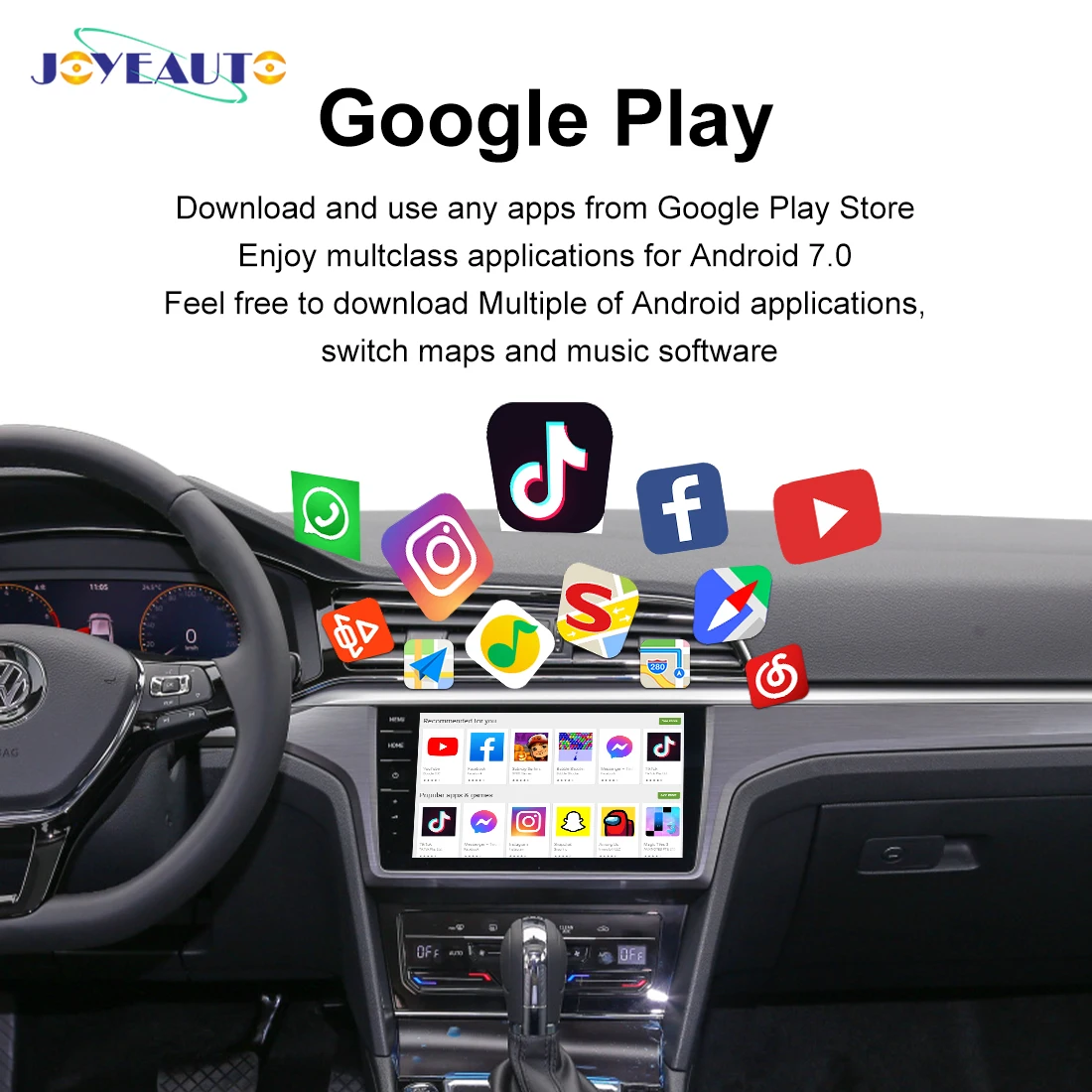 MMB Carplay Ai Android Rūtiņu, Volkswagen, VW VAG Golfa Touareg PASSAT Vabole Multivan Bezvadu Atspoguļojot Navigācijas Video Atskaņotājs