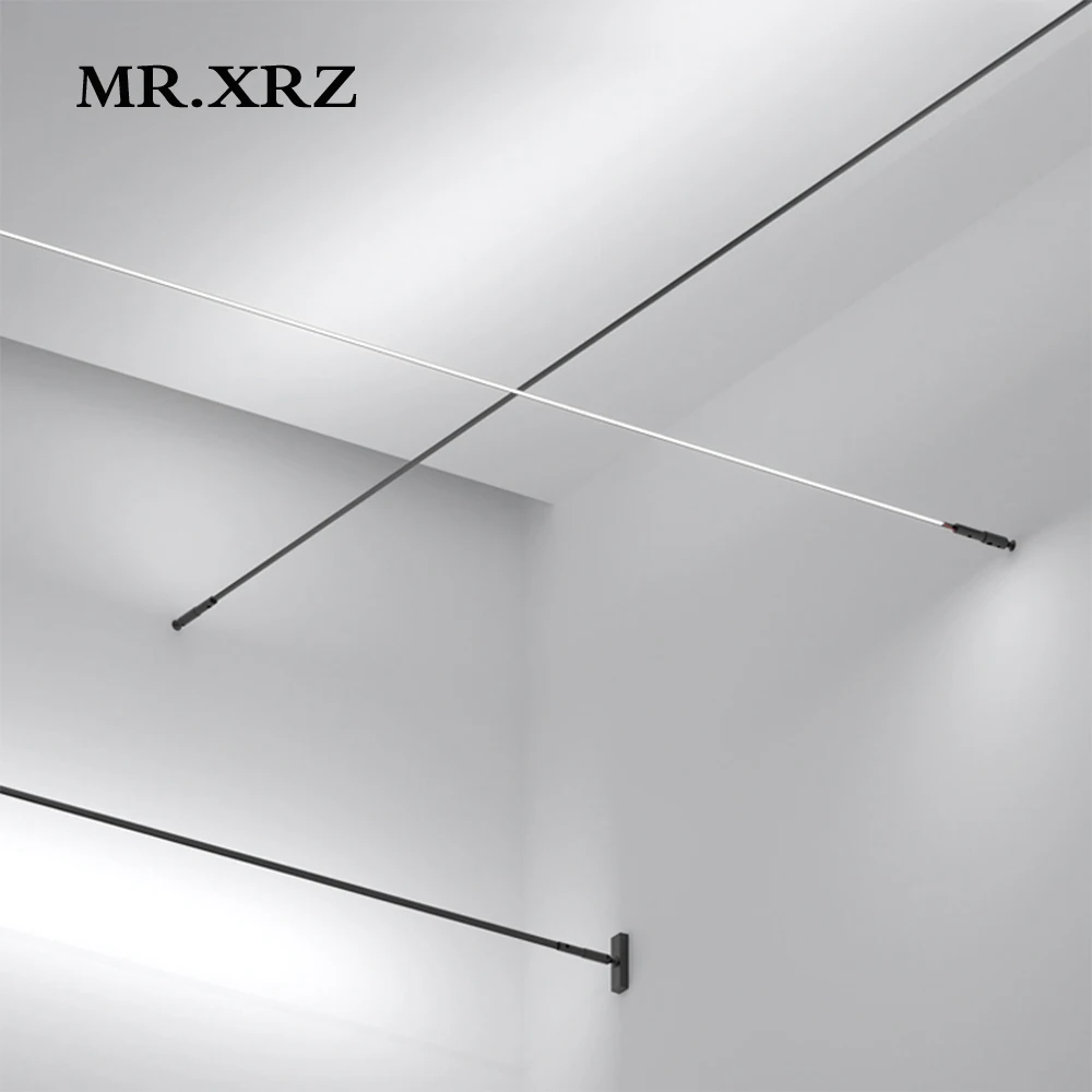 MR XRZ 4m 8m 9.5 W SMD Skyline Lineārā LED Bar Gaismas Radošo Alumīnija Profilu Taisni COB Līnijas Lampas, Mājas Iekštelpu Apgaismojums
