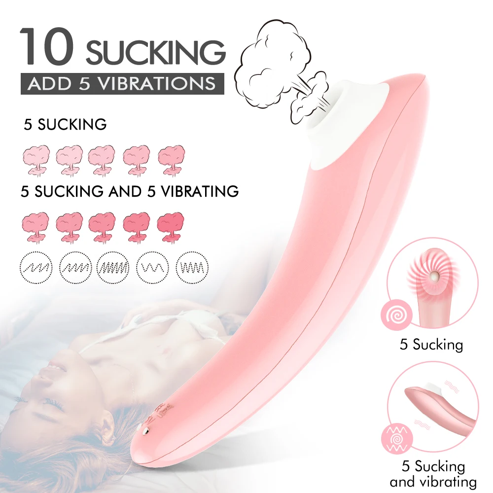 Nepieredzējis Vibrators 10 Ātrumu Vibrācijas Sūcējs Orālā Seksa Iesūkšanas Dzelksnis Klitora Stimulators Erotiska Pieaugušo Seksa Nepieredzējis Rotaļlietas Sievietēm