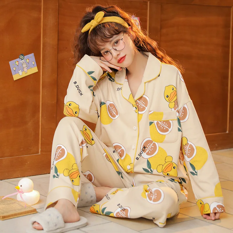 NIGHTWA Sleepwear Mājas Apģērbu Kokvilnas Pijama Mujer garām piedurknēm Bikses Pidžamas Sieviešu Dāmas Mājās Valkāt Sieviešu Pidžamas Liela