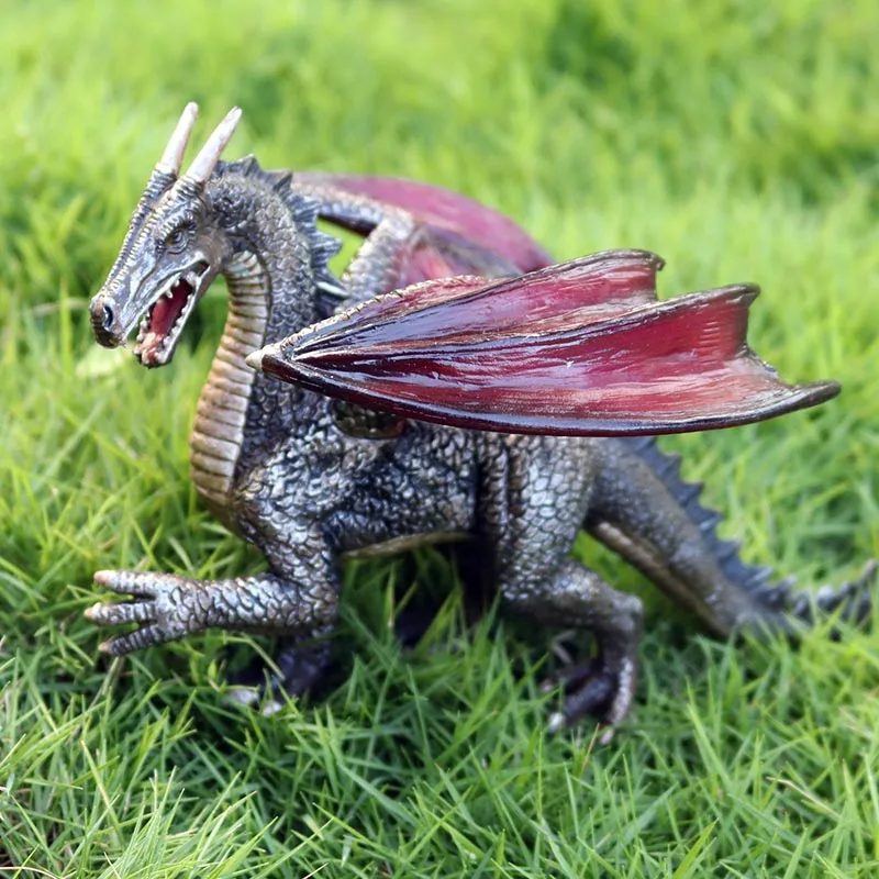 Oenux Sākotnējā Genuin Savage Peld Magic Dragon Dinozauri Darbības Rādītāji Ķīniešu Pūķis Dzīvniekiem Modelis PVC Vākšana Bērniem Rotaļlietas