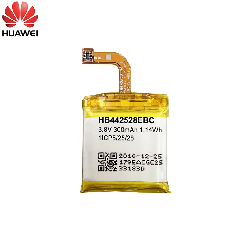 Oriģinālā Hua Wei HB442528EBC 300mAh Akumulators, Lai Huawei Skatīties 1 Watch1 Baterijas