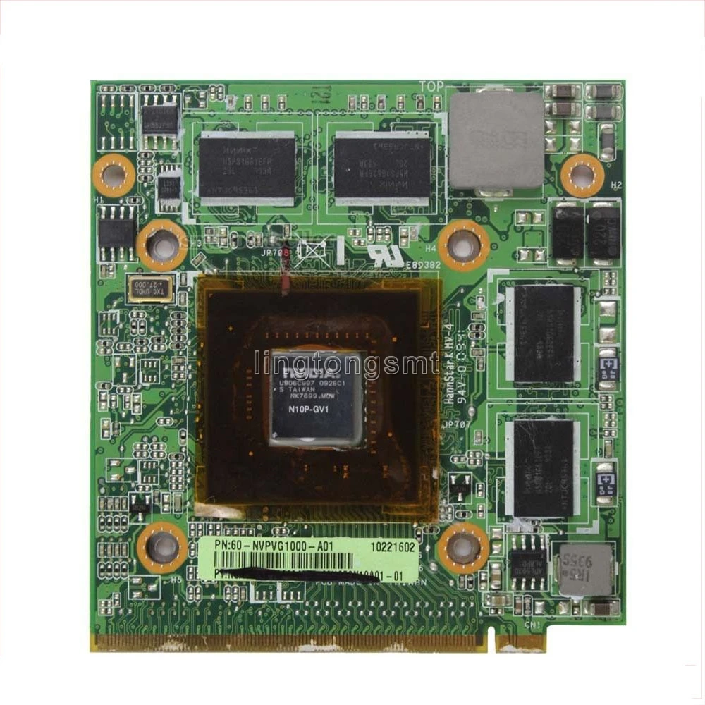 Par Asus K51 K51IO K70IO Grafikas Karte NVIDIA GeForce GT120M N10P-GV1 VGA GPU