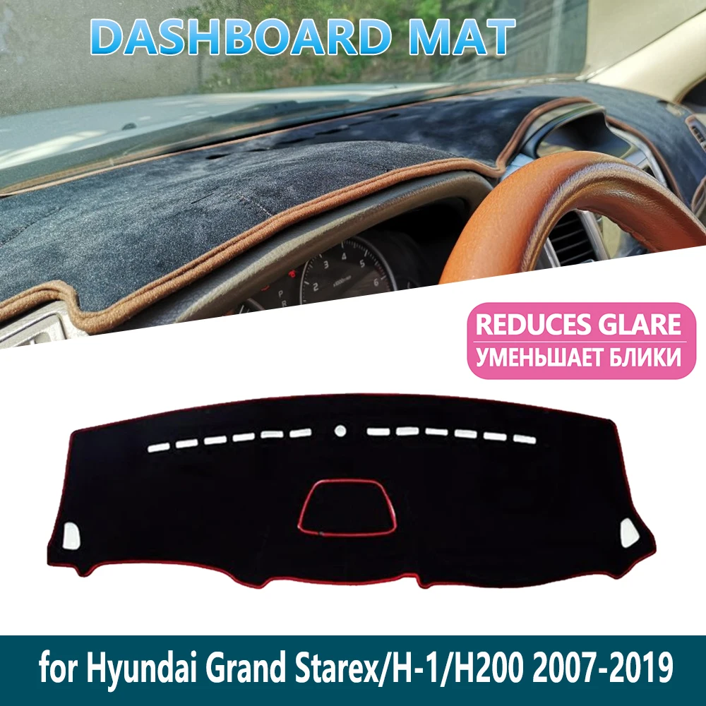 Par Hyundai Grand Starex Royale i800 H-1 H300 2007~2019 Paneļa Paklājiņš CoverDash jāieliek Saules Ēnā Domuzīme kuģa, Auto Piederumi