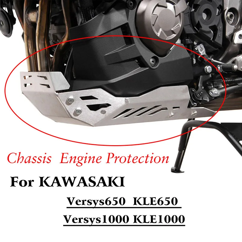 Par KAWASAKI Versys650 KLE650 Versys1000 650 Versys 1000 Motociklu Šasijas Ekspedīcija Motora Aizsardzības Piedzīvojumu Motora aizsargs