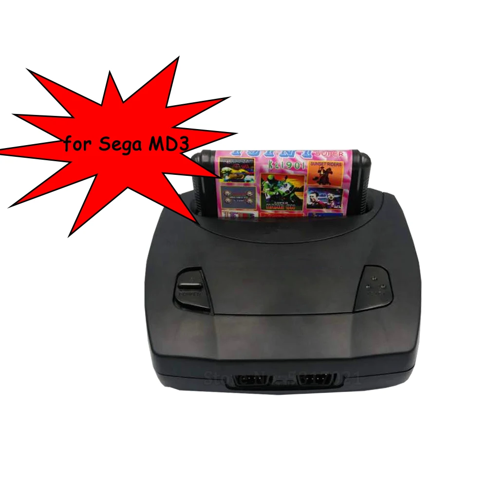 Par Sega MD3 Video Spēļu Konsole, 16 bit AV izeja Classic Handheld Gaming spēlētājs MD Mega Drive 3 TV Spēle Kontrolieris Dropshipping