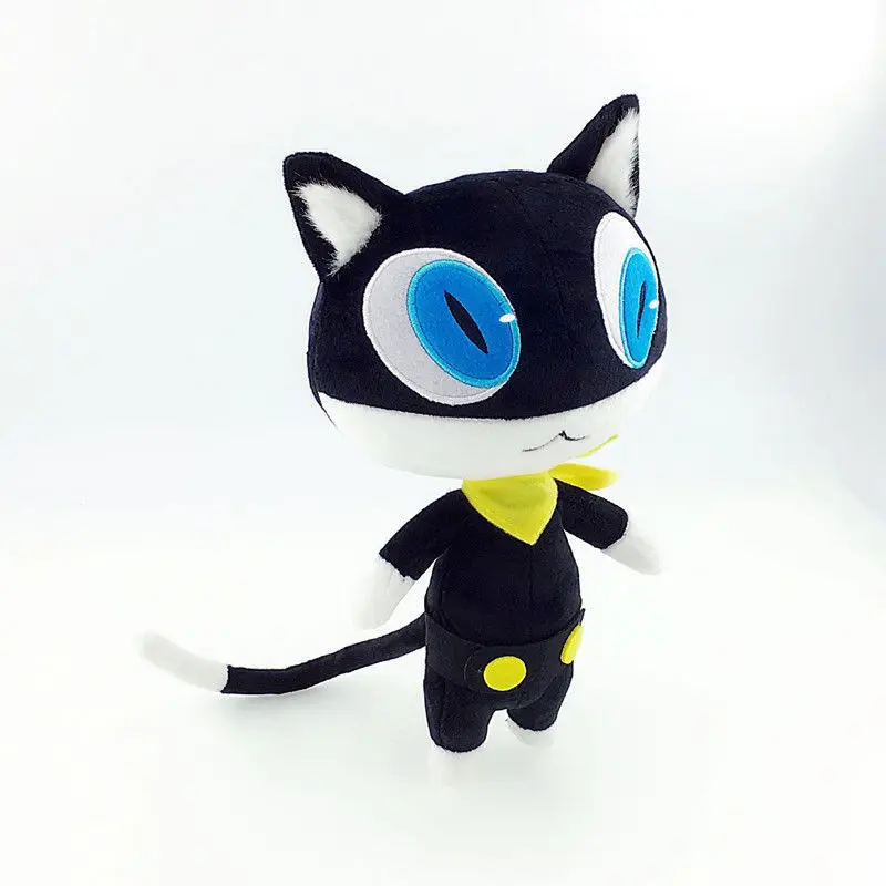 Persona 5 Morgana Cosplay Plīša Lelle Dāvanu Spilvens, Spilvenu Cute Rotaļlietas Melns Kaķis Jaunu Cosplay Tērpu Aksesuāri